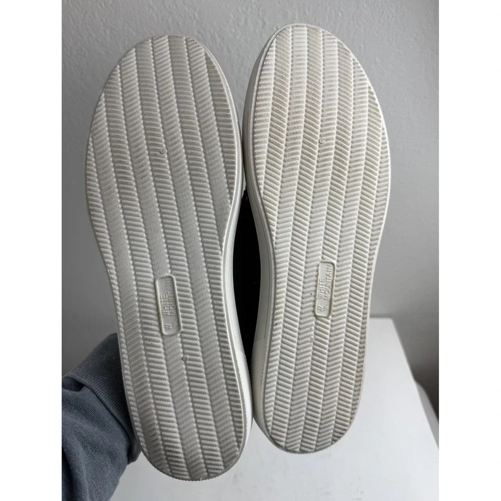 White Mountain Upbringing Womens Black Bling Slip On Sneaker 11 Comfort Shoe Y2K